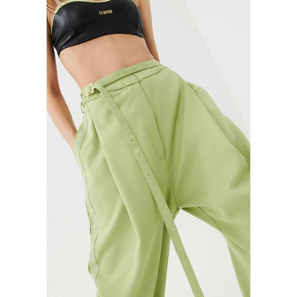 NWT P.E Nation Jump Pass Trouser Pant Green Tarragon-sz XL - Picture 3 of 12
